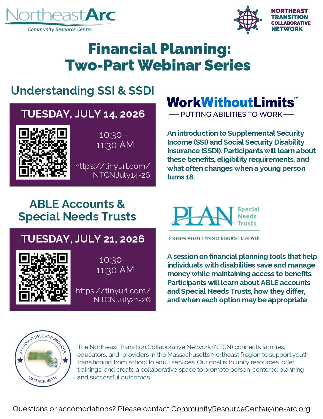 NTCN July 2026 Flyer